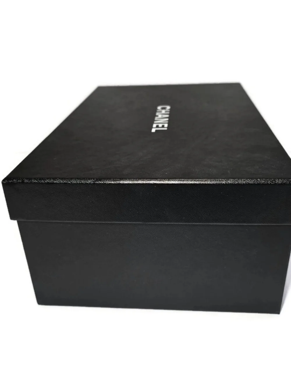 CHANEL Black Logo Shoe/Gift Box